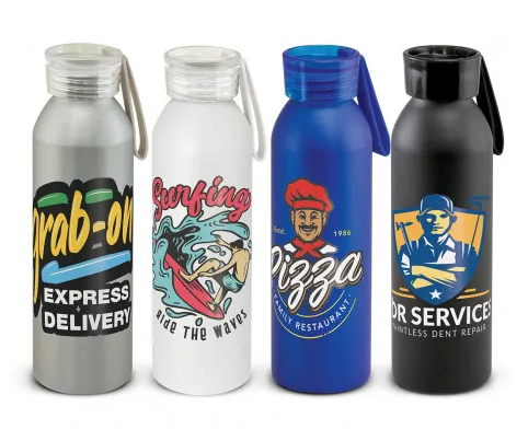 rotary screen print water bottles