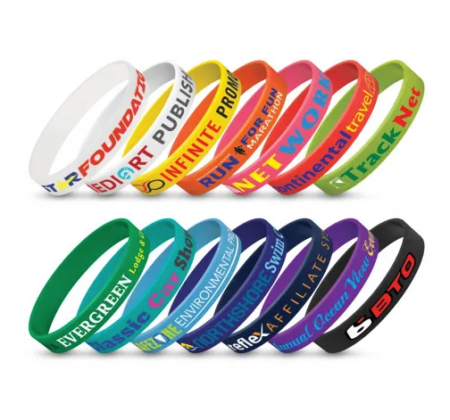 silicone digital print wrist bands