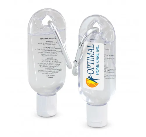 sticky label printing hand sanitiser